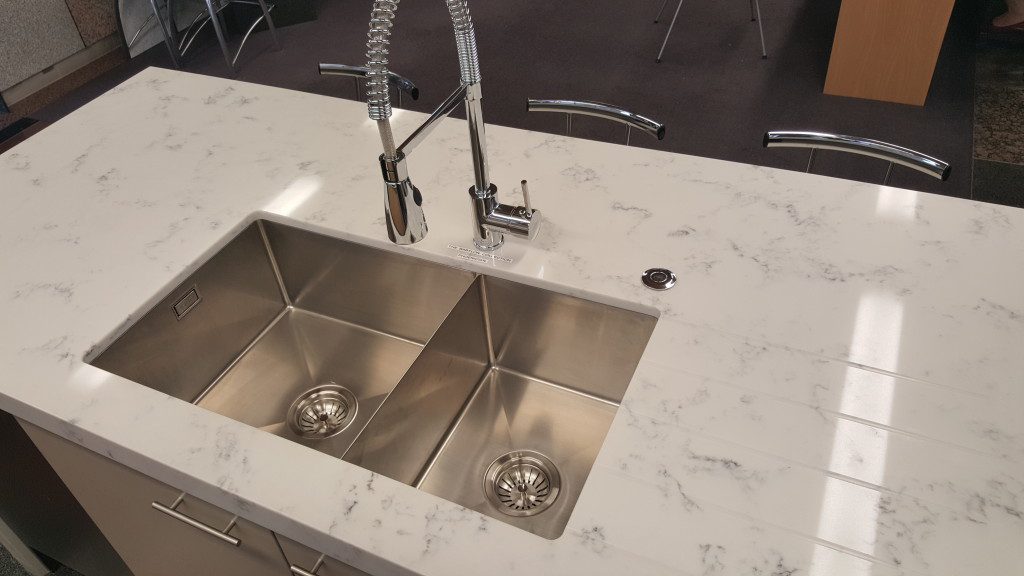 Engineered Stone with Double Bowl Undermount Sink NZ
